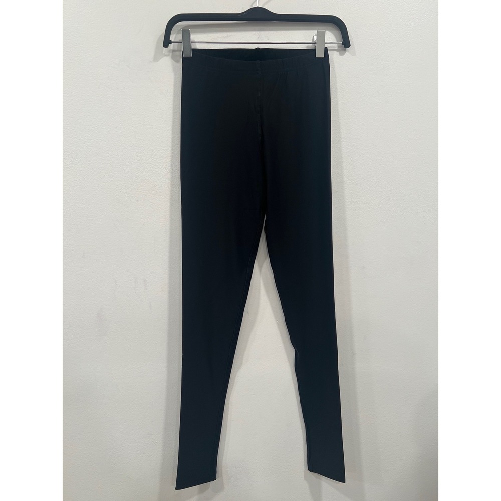 Plush Leggings Womens Small Black New with tags Solid Slimming Layering